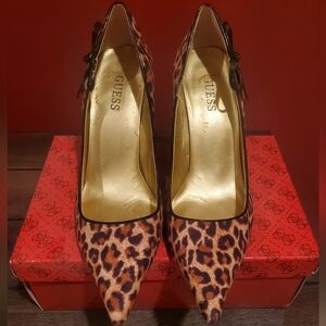 SOLD SOLD SOLD! Animal Print Guess Pumps Cheetah Leopard Print